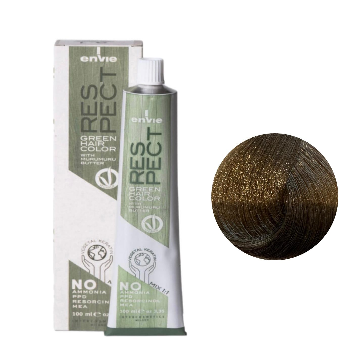 Envie Tinta in Crema Senza Ammoniaca Respect Green 100ml 6.1 Biondo Scuro Cenere