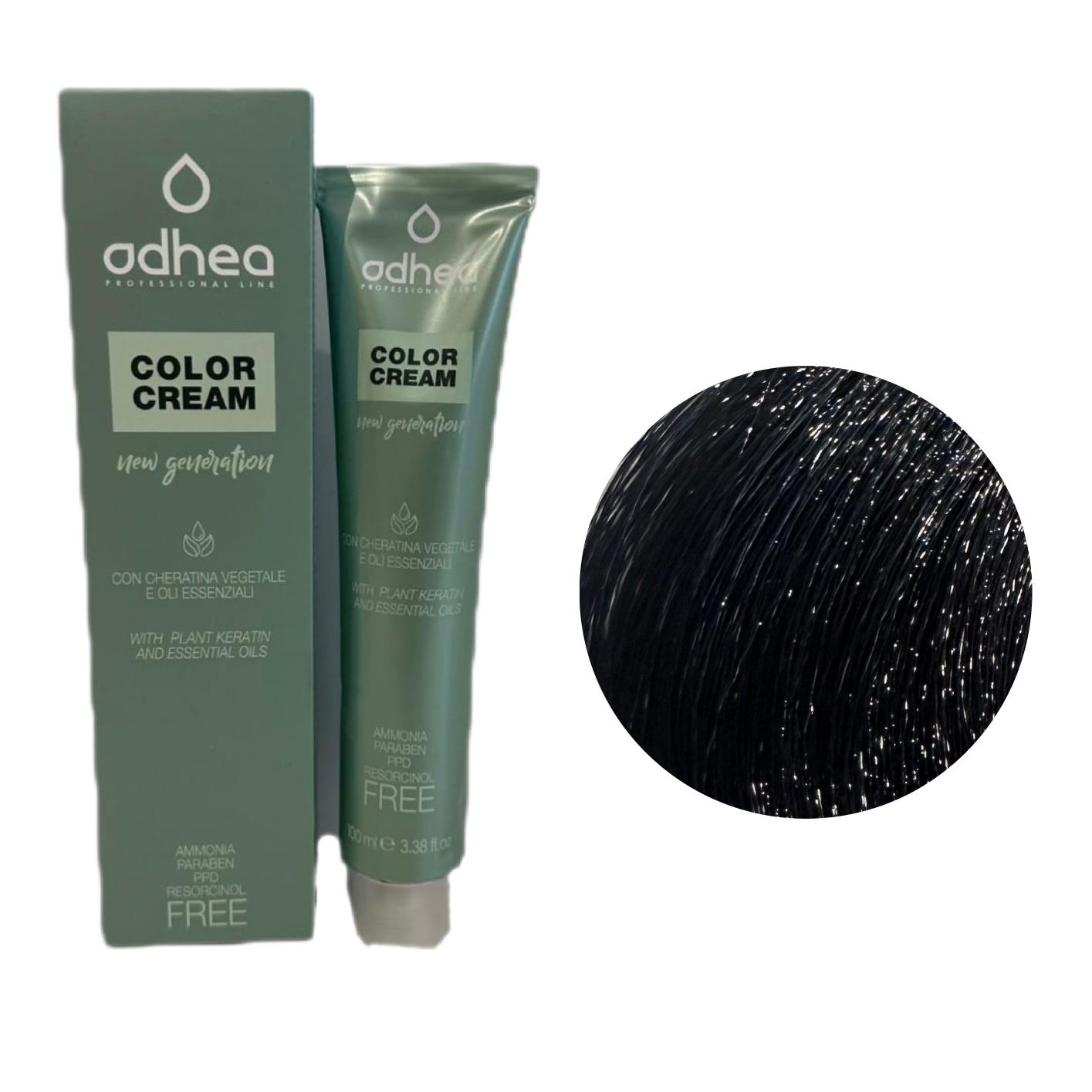 Odhea Color Cream Senza Ammoniaca Colorazione Permanente N. 1.1 Nero Blu 100ml
