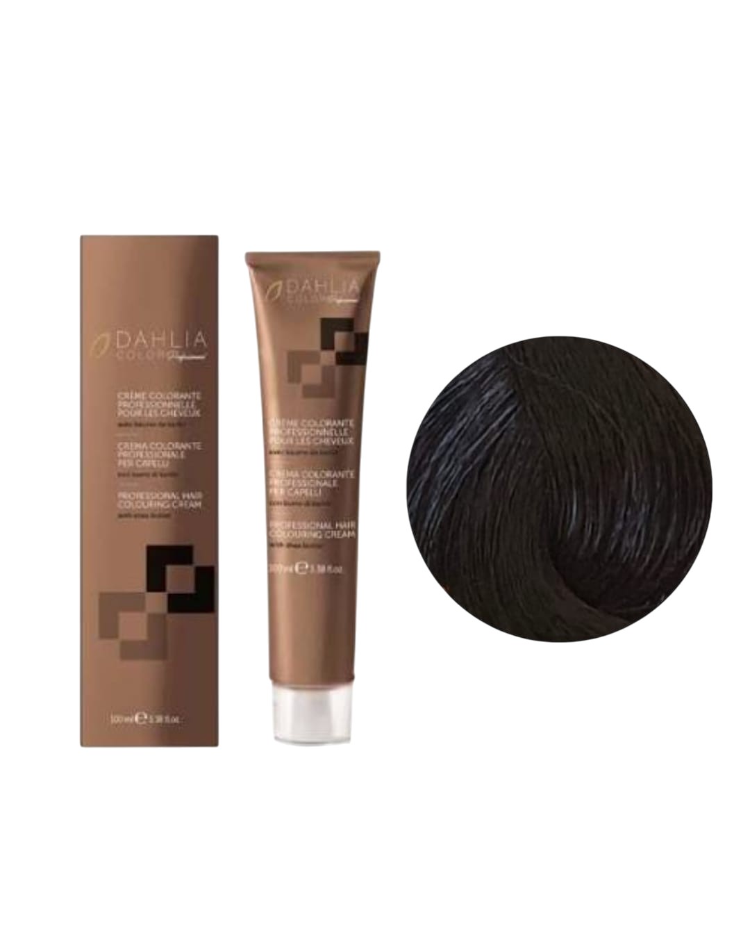 Tintura colore Con Ammoniaca N. 1/0 Nero Dahlia Oyster Cosmetics 100ml
