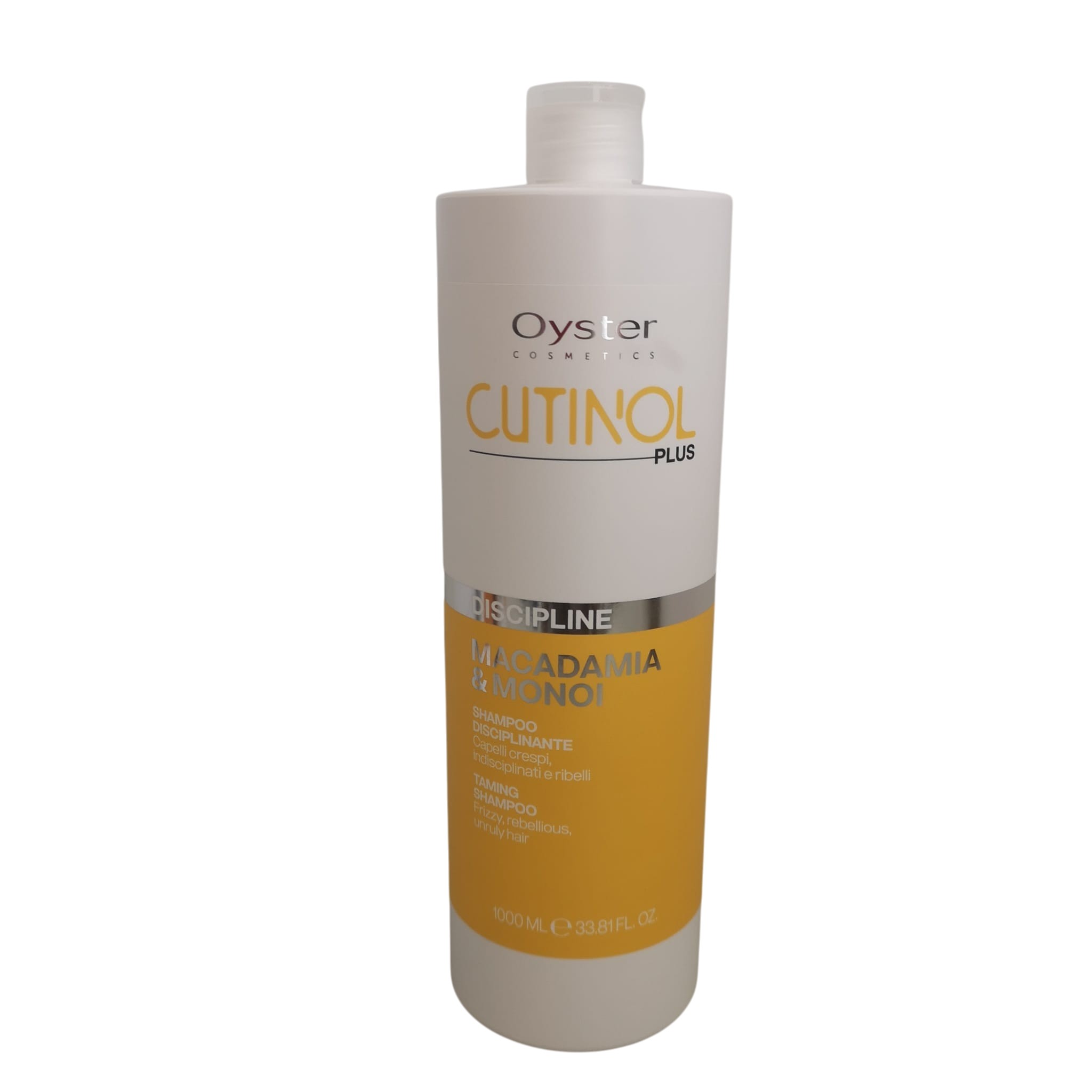 Shampoo Disciplinante per Capelli Crespi Oyster Cutinol Plus Discipline 1l