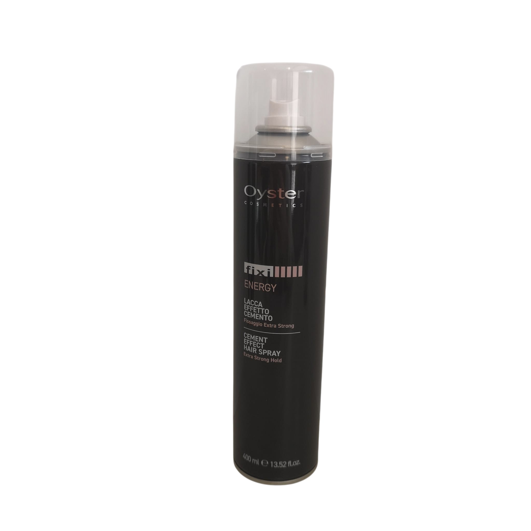Lacca Capelli Ecologica Fissaggio Extra Forte Effetto Cemento Fixi Oyster Cosmetics 400ml