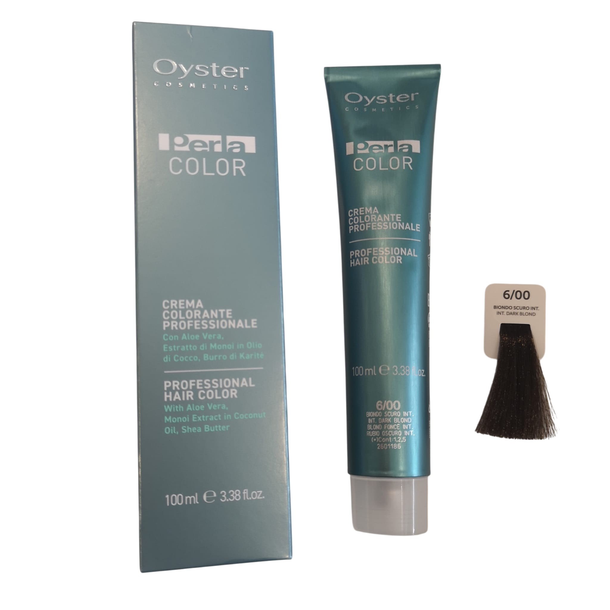 Colore Capelli Professionale N. 6/00 Biondo Scuro Intenso Perla Color Oyster Cosmetics 100ml