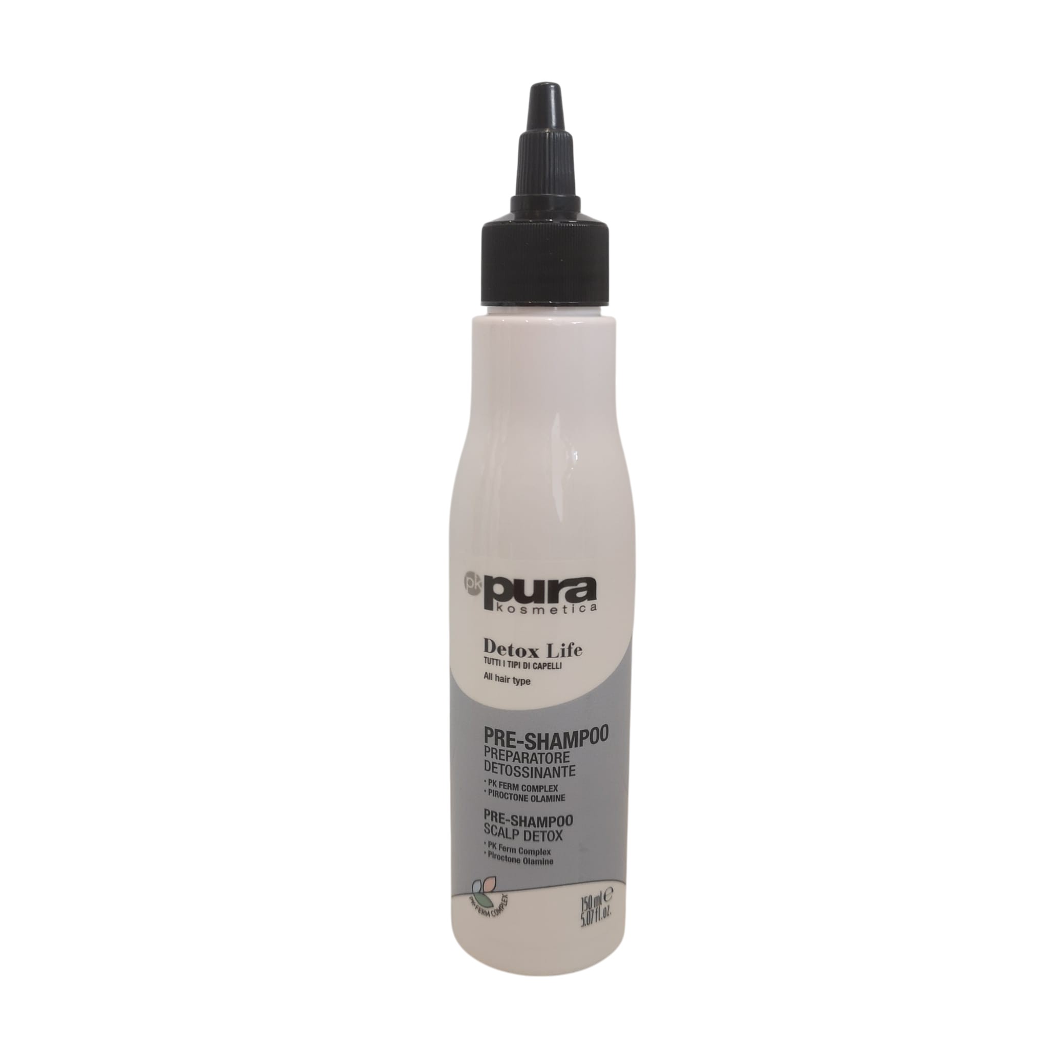 Pre-Shampoo Preparatore Del Cuoio Capelluto Purificante Detox Life Pura Oyster Cosmetics 150ml
