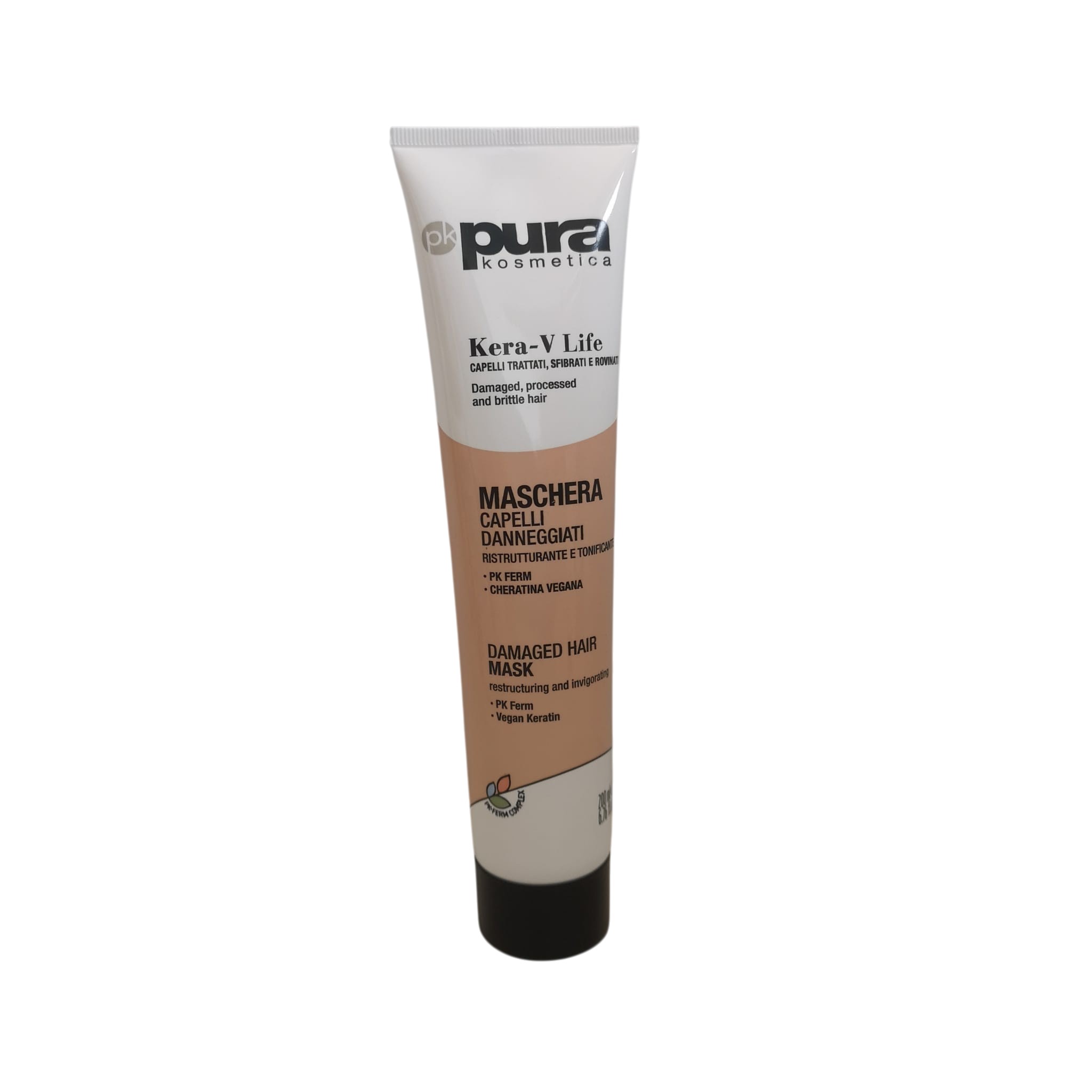 Maschera Ristrutturante e Tonificante Capelli Kera v Life Pura Oyster Cosmetics 200ml