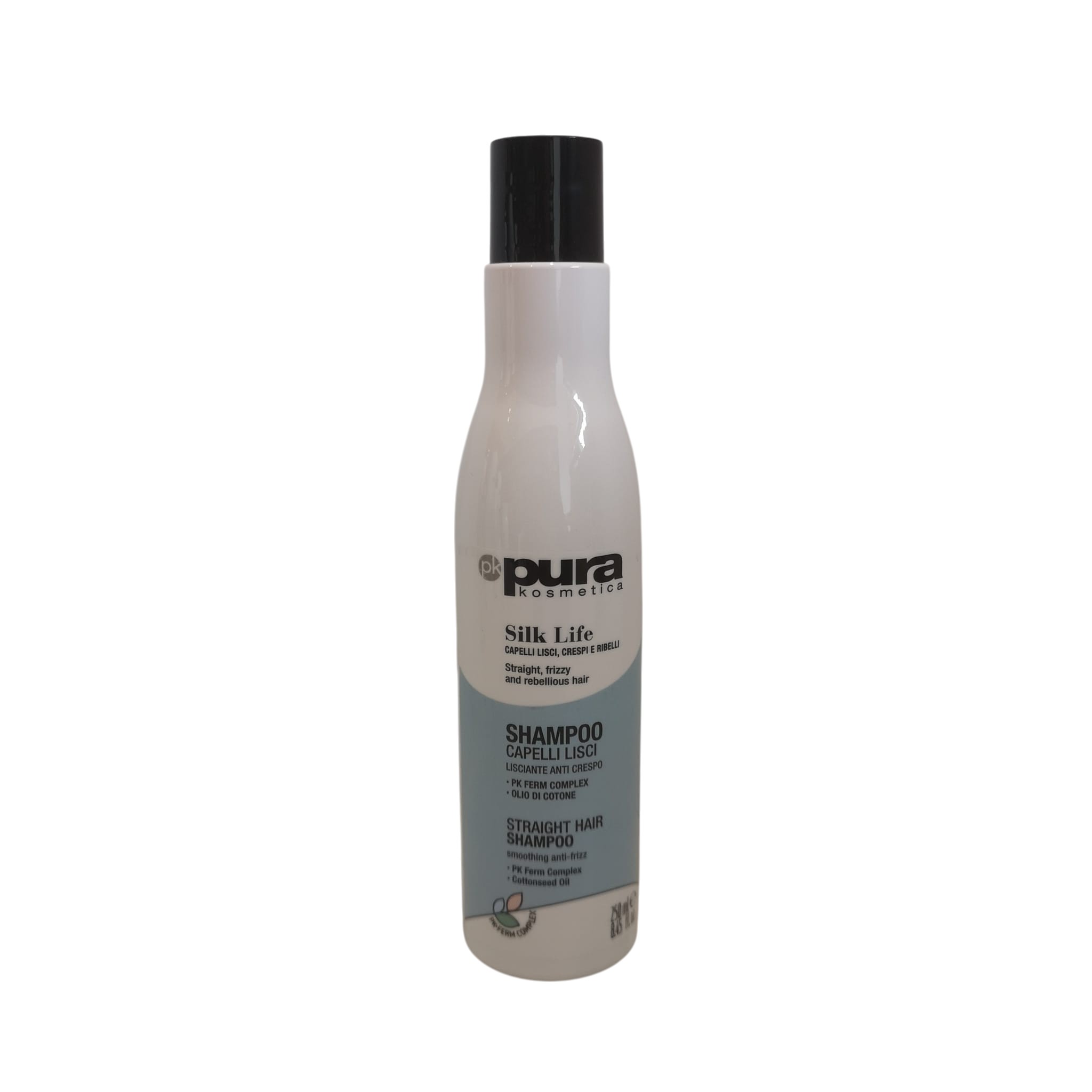 Shampoo Lisciante Anti Crespo Silk Life Pura Oyster Cosmetics 250ml