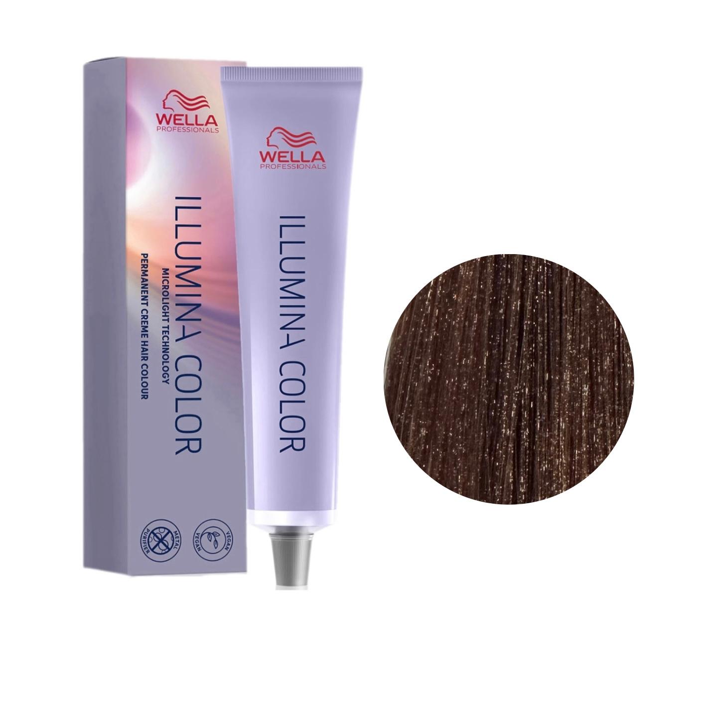 Colore Capelli N. 5/35 Castano Chiaro Oro Mogano Illumina Color Wella Professionals 60ml