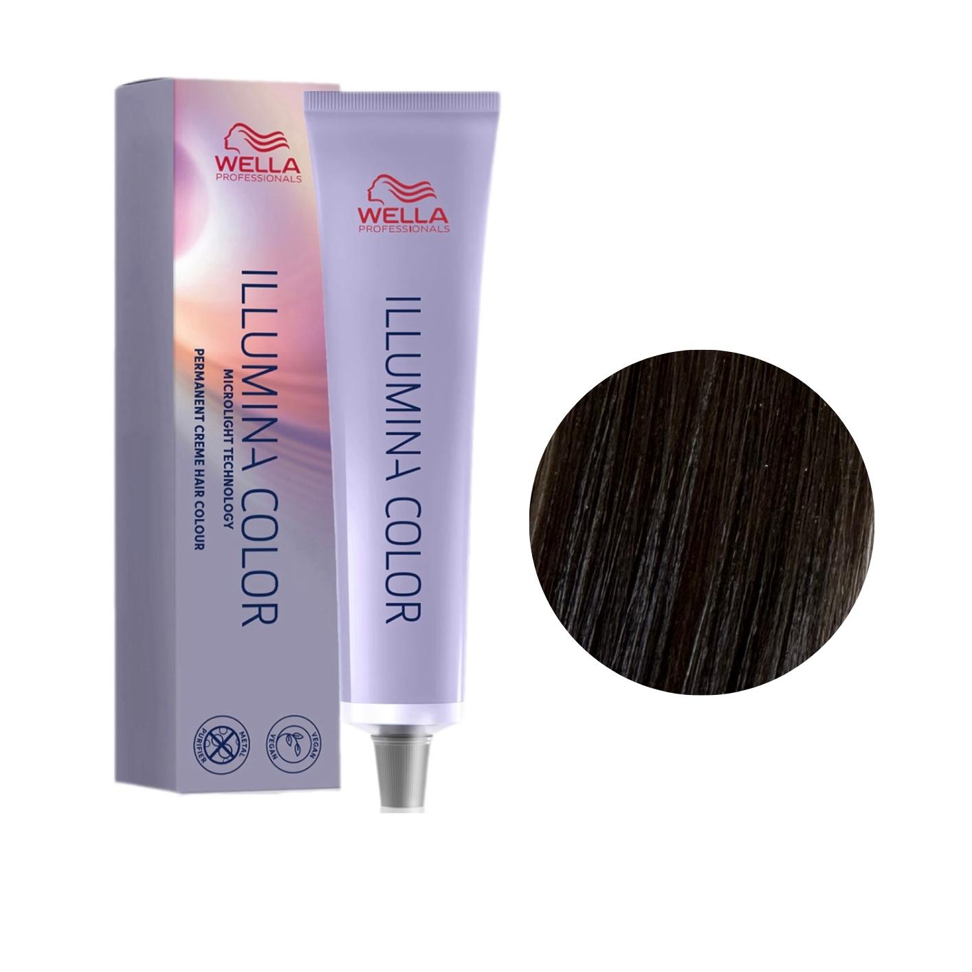 Colore Capelli N. 5/81 Castano Chiaro Perla Cenere Illumina Color Wella Professionals 60ml