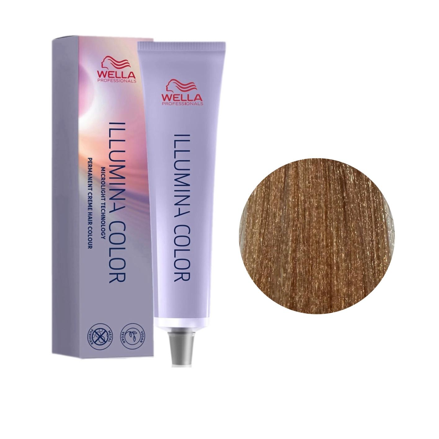 Colore Capelli N. 8/37 Biondo Chiaro Dorato Sabbia Illumina Color Wella Professionals 60ml