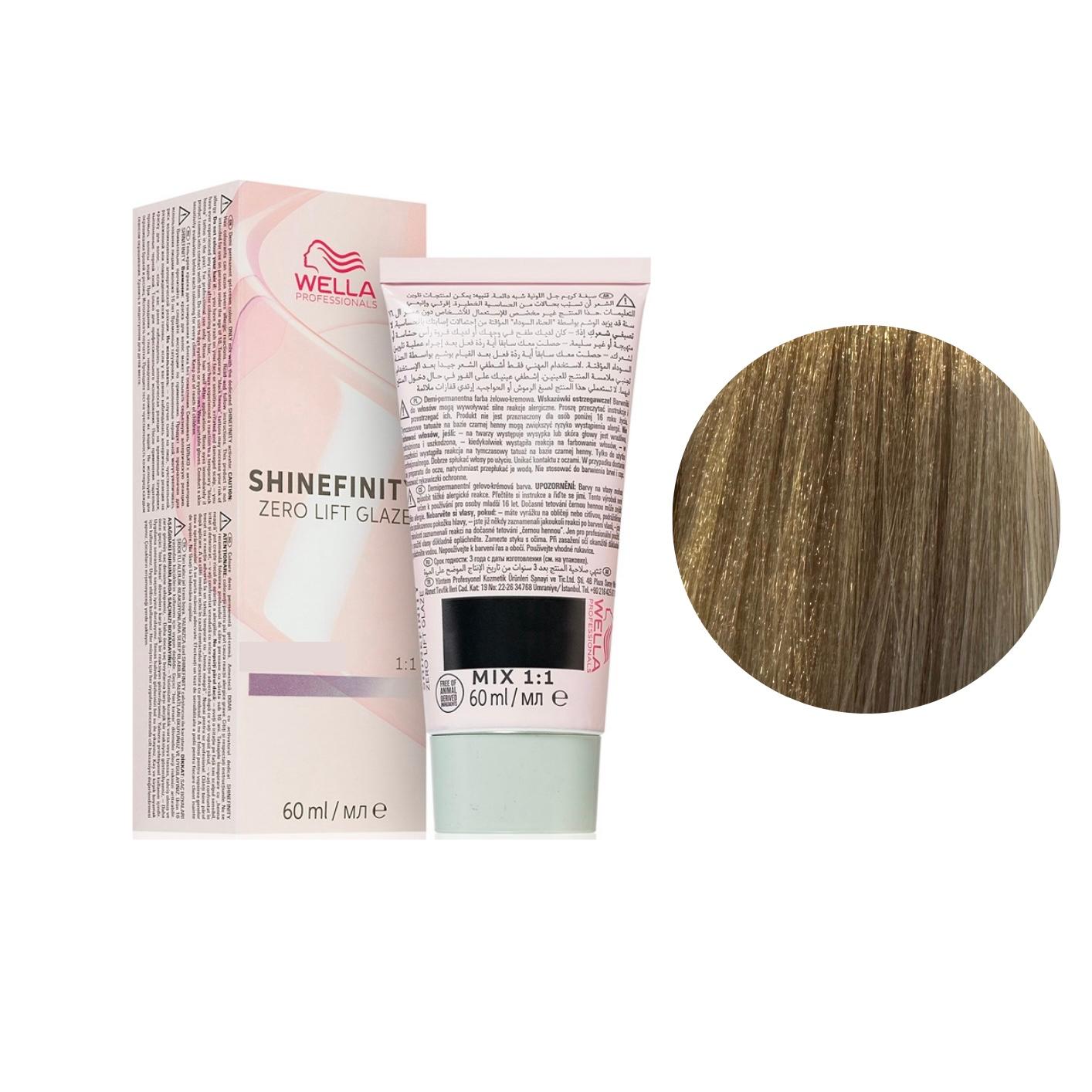 Riflessante Capelli Shinefinity N. 09/02 Biondo Chiarissimo Naturale Mat Wella Professionals